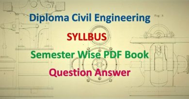 Diploma Semester Wise E-Book for Civil