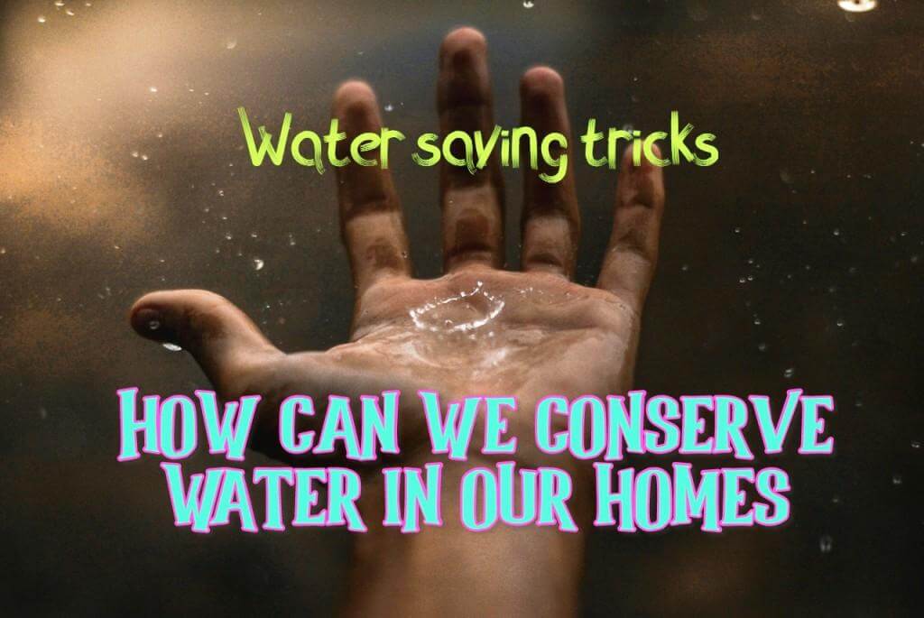 How to conserve water