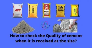 check the Quality of cement