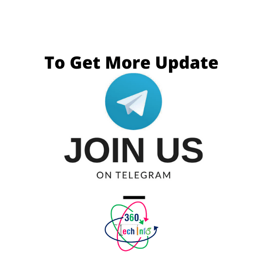 Join telegram 360techinfo