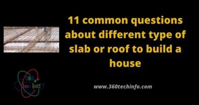 11 common questions about different type of slab or roof to build a house