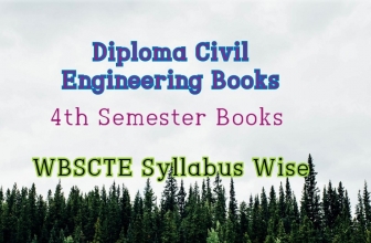 Diploma Civil Engineering 4TH Semester Book/ WBSCTE Syllabus wise